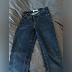 Madewell Dark Blue Skinny Jeans